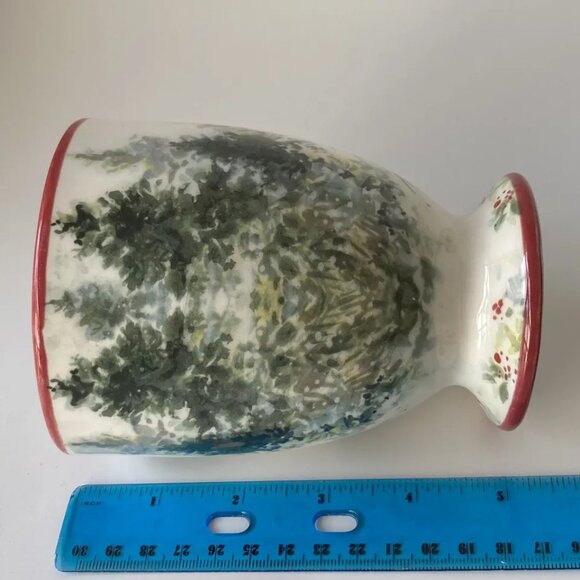 Red Cardinal Cracker Barrel Coffee Mug Cup Christmas Ceramic Susan Winget Robin - Picture 12 of 12